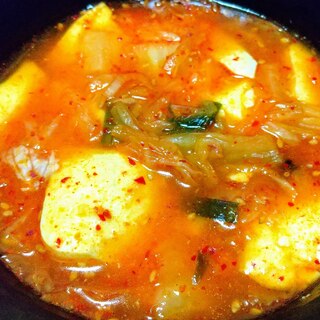 豆腐キムチスープ
